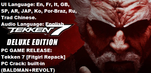 Tekken 7 Game Free Download For Pc Full Version Kickass